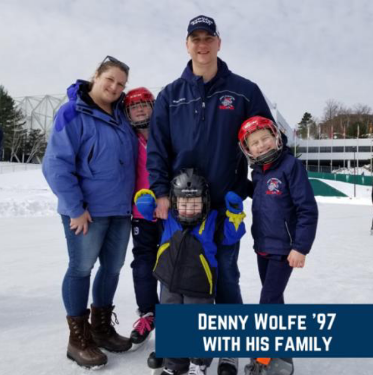 Denny Wolfe and family